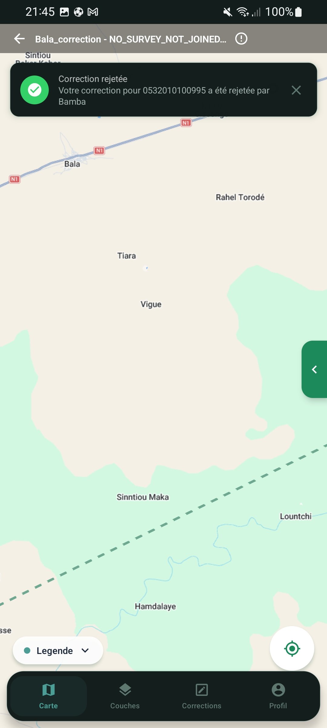 Notifications mobile